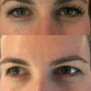 Before and After of Lash Extension